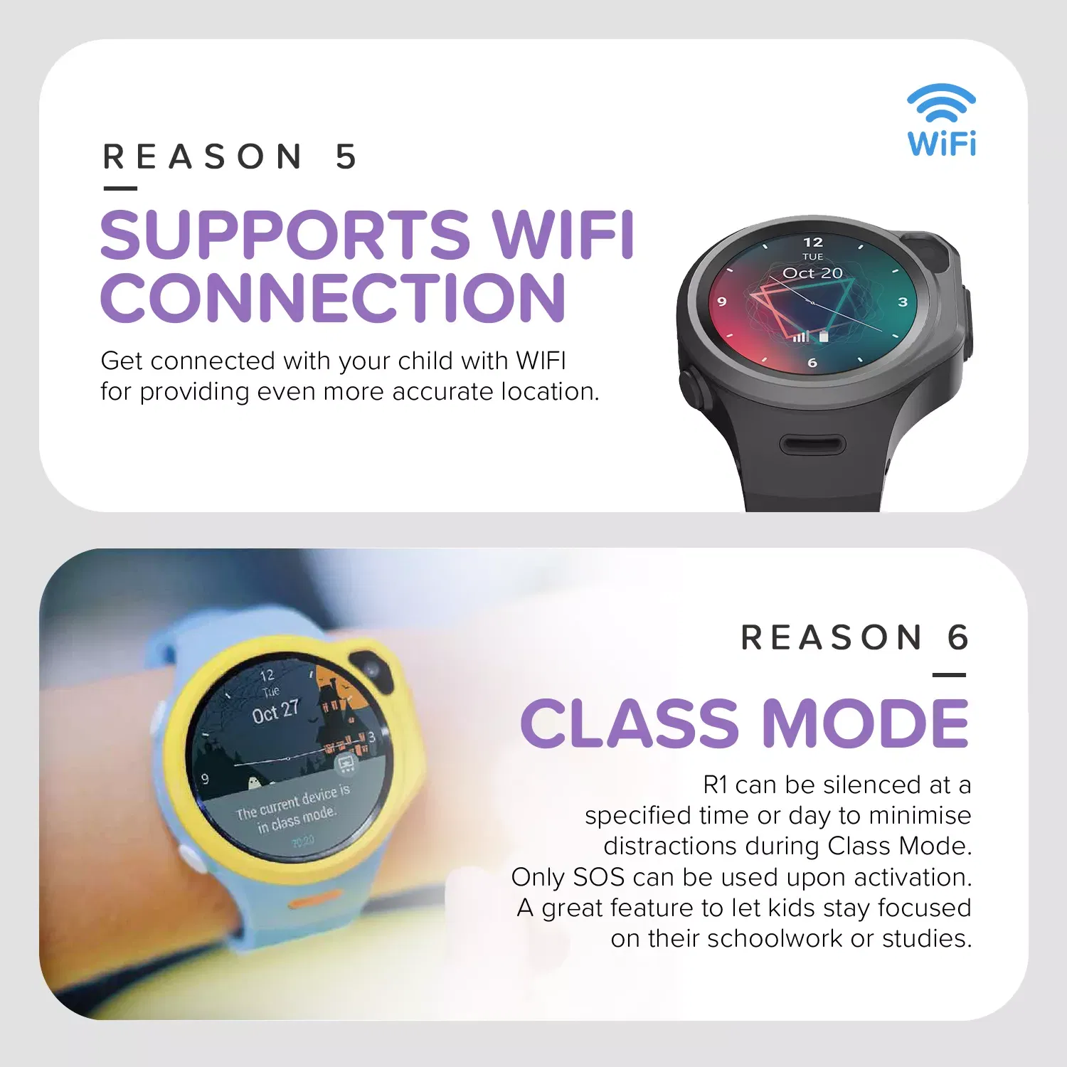 Oaxis MyFirst Fone R1 4G Music Kids Smart Watch Phone with GPS Tracker & Video Call Smart Watch for Kids Compatible with Wireless Headphones