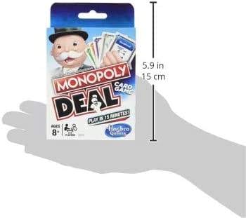MONOPOLY Deal Card Game, Quick-Playing Card Game for 2-5 Players, Game for Families and Kids Ages 8 and Up