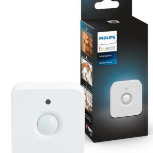Philips Hue Motion Sensor, Smart Light, Alexa Compatible, Wireless, LED, Lighting, Dimming, Toning, Timer, Remote Control with Smartphone, Google Home Siri