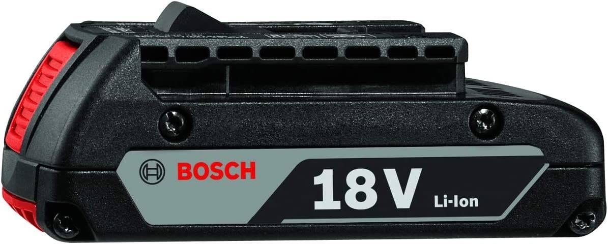 Bosch 18v Battery - BAT612 18-volt Lithium-Ion 2.0 Ah Slim Pack Battery