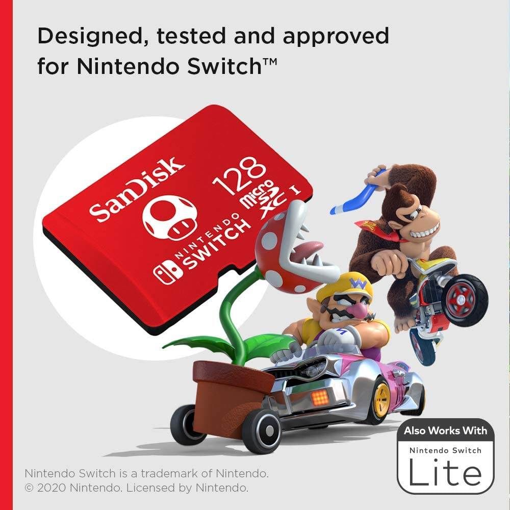 Sandisk microSD 128GB for Nintendo Switch