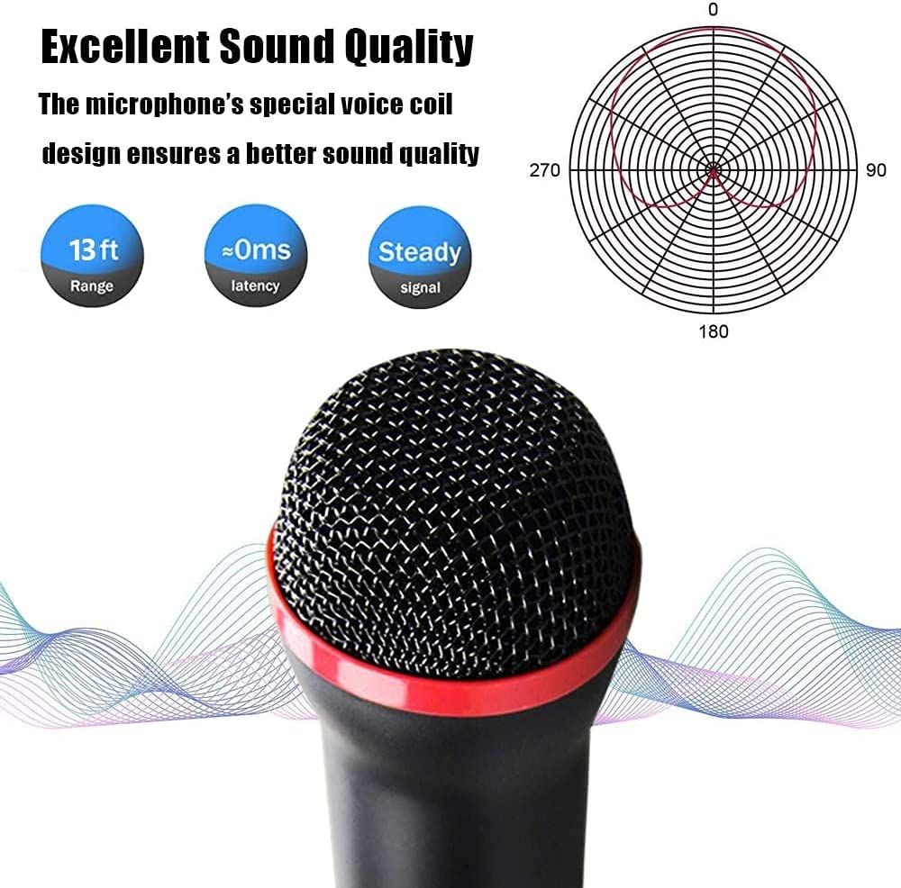 Universal USB Karaoke Microphone for Nintendo Switch-PS3, PS4, PS2, Xbox 360, Xbox One, PC Guitar Hero/Rock Band/Mac