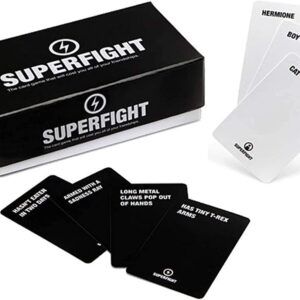 Superfight a Card Game of Absurd Arguments | Fun Family Friendly, Party Game of Super Powers and Super Problems, Enjoyed by Kids, Teens, and Adults, 500-card Deck, 3 or More Players, Ages 8+