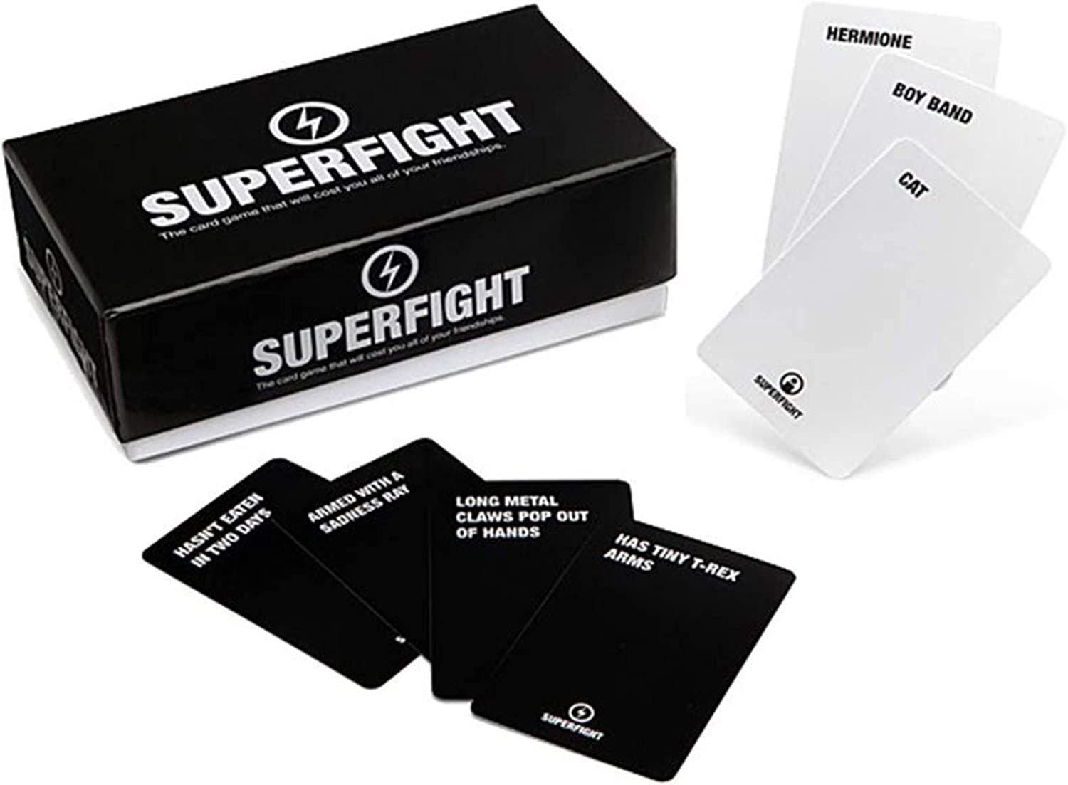 Superfight a Card Game of Absurd Arguments | Fun Family Friendly, Party Game of Super Powers and Super Problems, Enjoyed by Kids, Teens, and Adults, 500-card Deck, 3 or More Players, Ages 8+