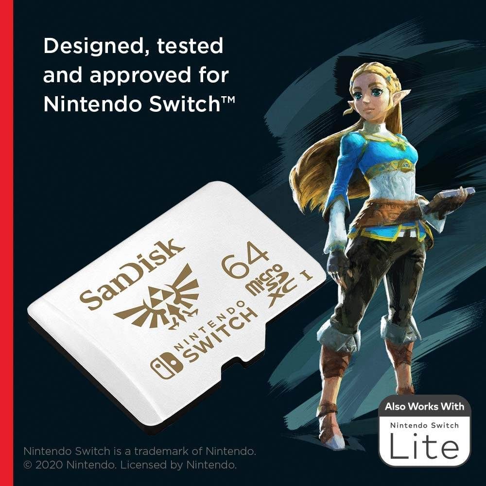 Sandisk microSD 64GB for Nintendo Switch