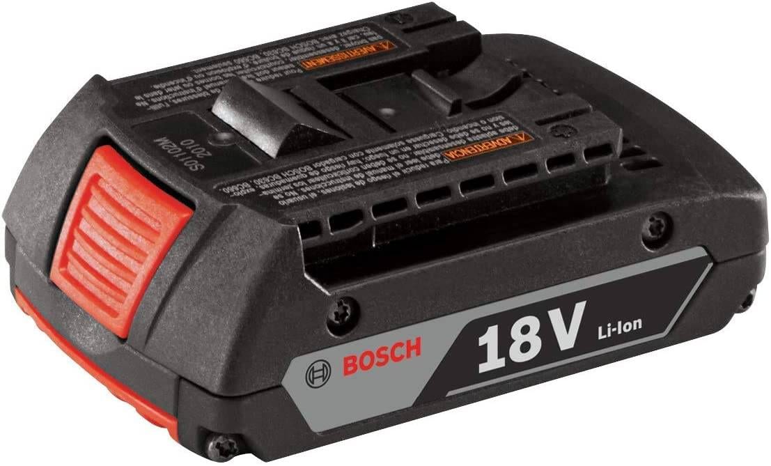 Bosch 18v Battery - BAT612 18-volt Lithium-Ion 2.0 Ah Slim Pack Battery