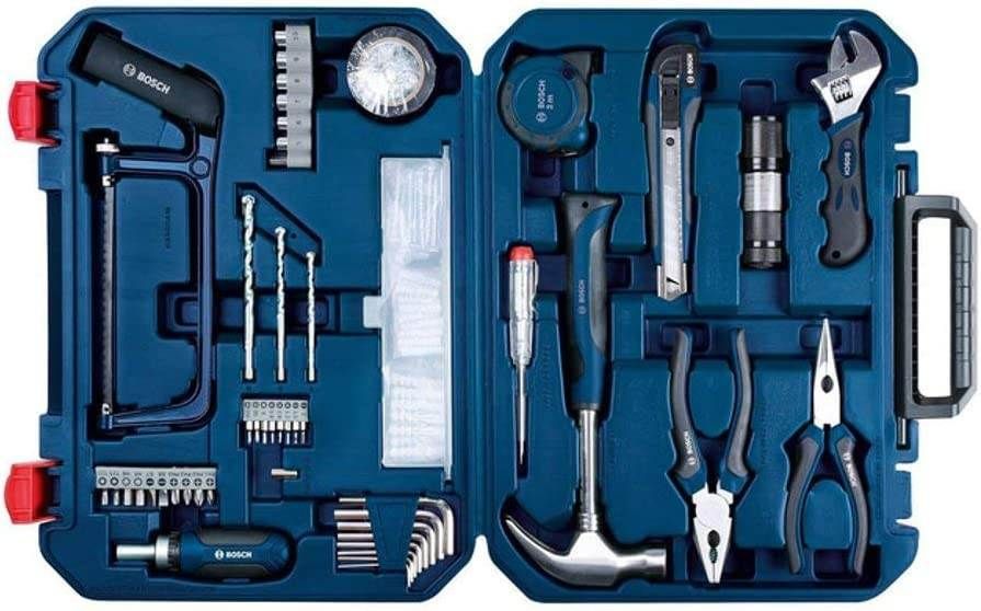 NEW Bosch All-in-One Metal 108 Piece Hand Tool Kit Screw Bits Hammer Wrench, etc
