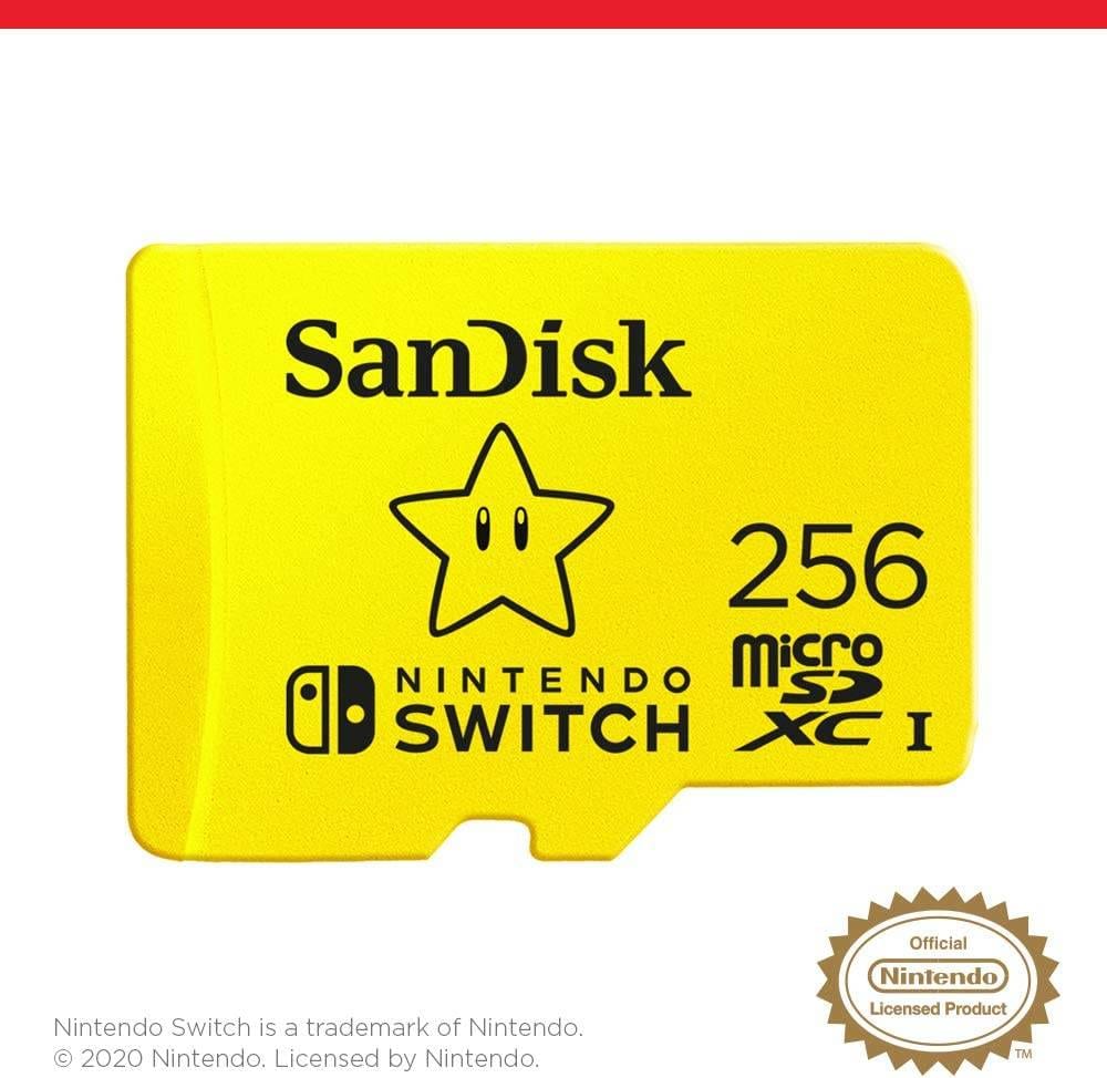 Sandisk microSD 256 GB for Nintendo Switch