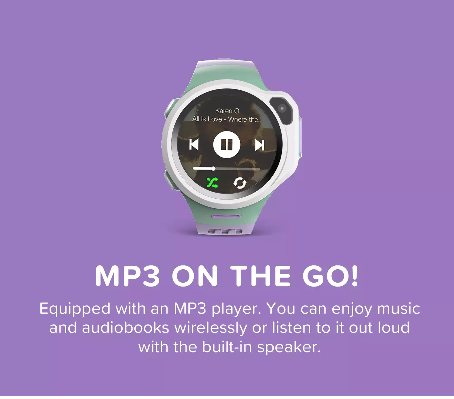 Oaxis MyFirst Fone R1 4G Music Kids Smart Watch Phone with GPS Tracker & Video Call Smart Watch for Kids Compatible with Wireless Headphones