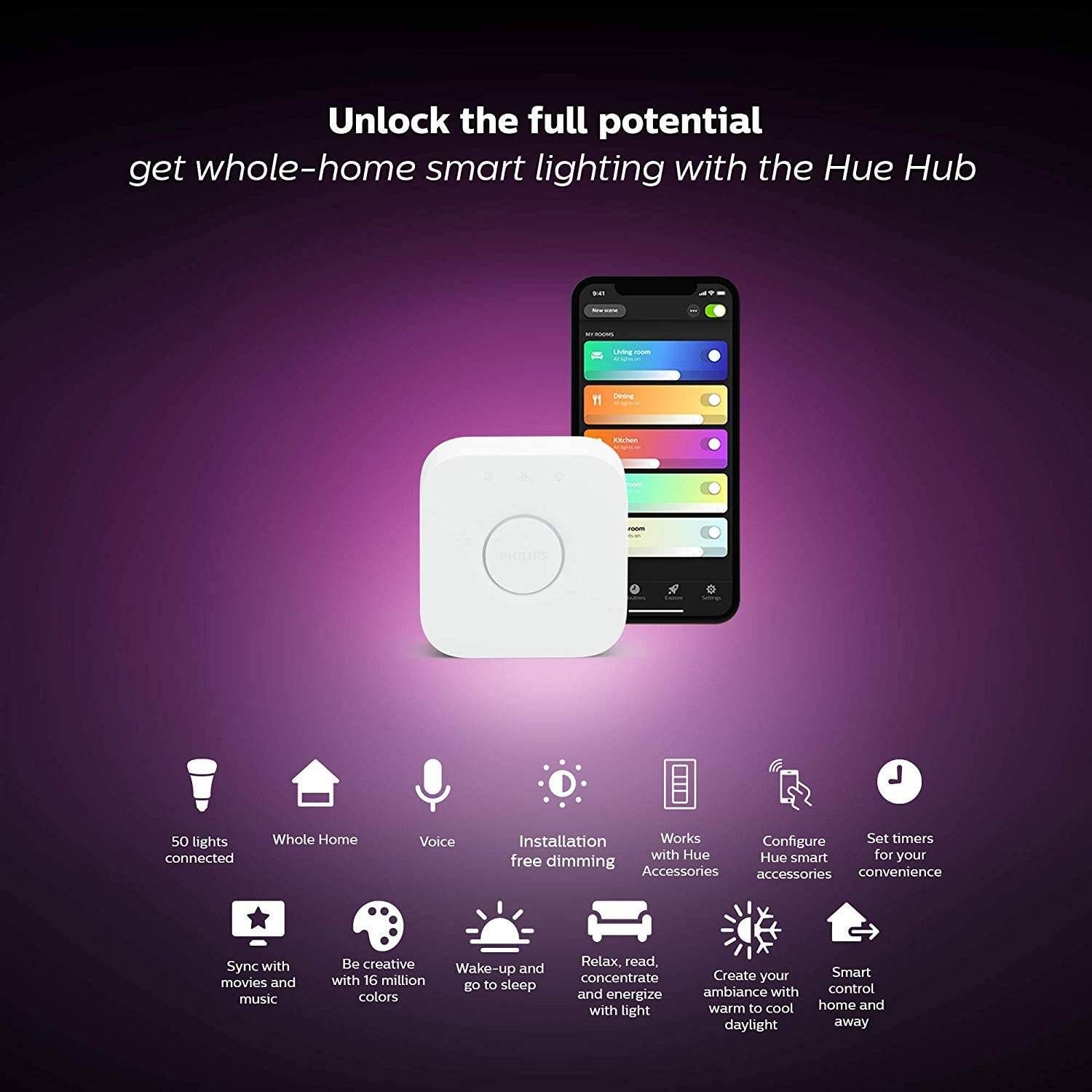 Philips Hue White and Color Ambiance Starter Kit