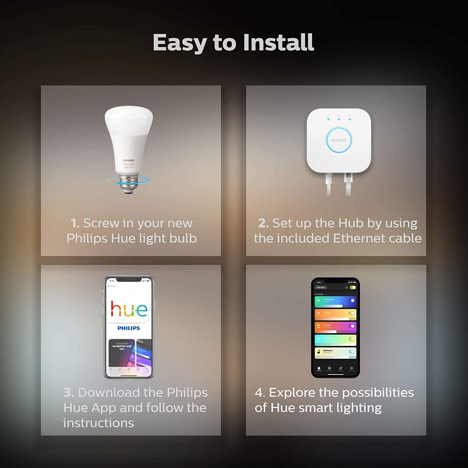 Philips Hue White and Color Ambiance Starter Kit