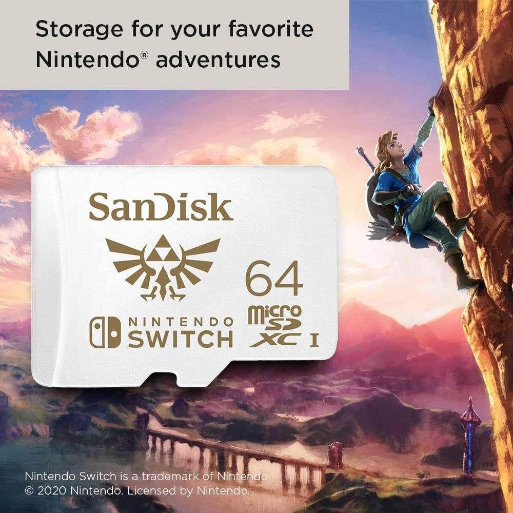 Sandisk microSD 64GB for Nintendo Switch
