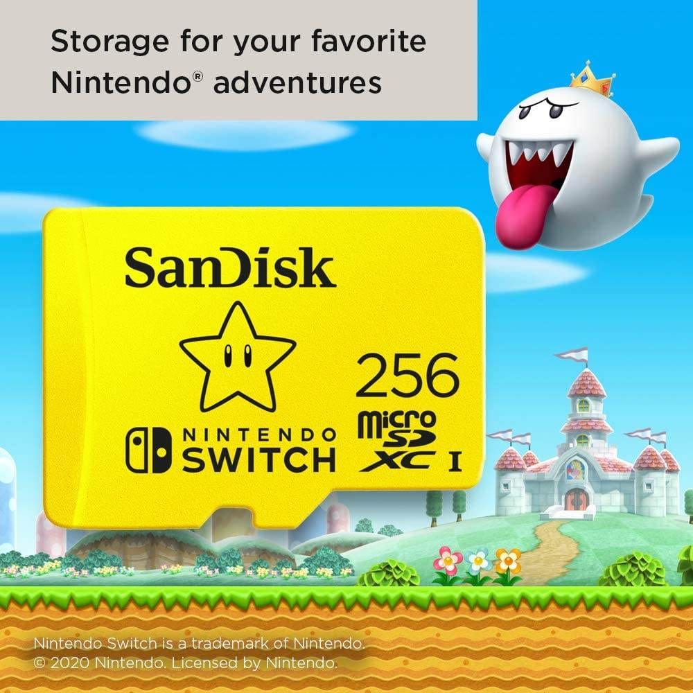 Sandisk microSD 256 GB for Nintendo Switch