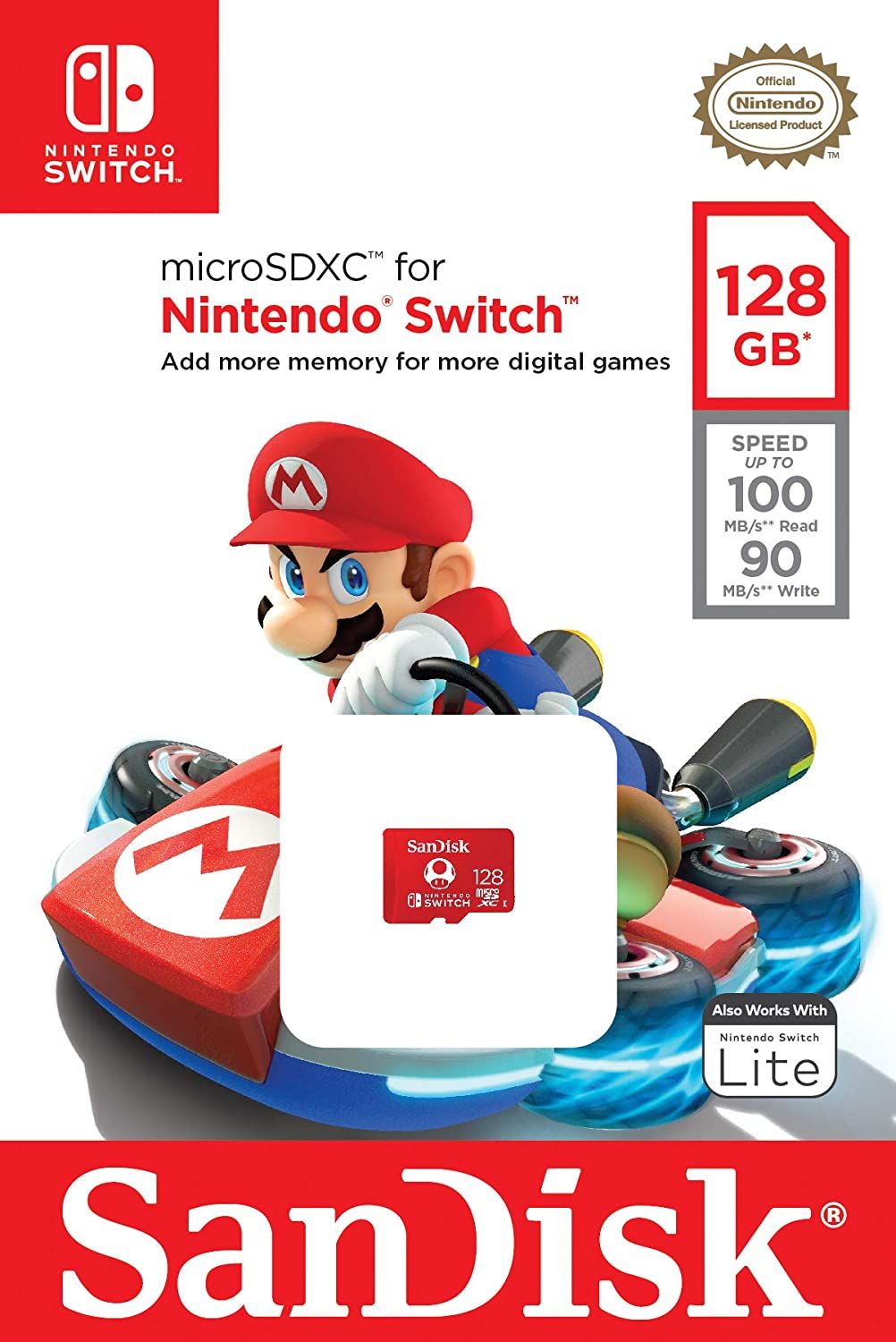 Sandisk microSD 128GB for Nintendo Switch