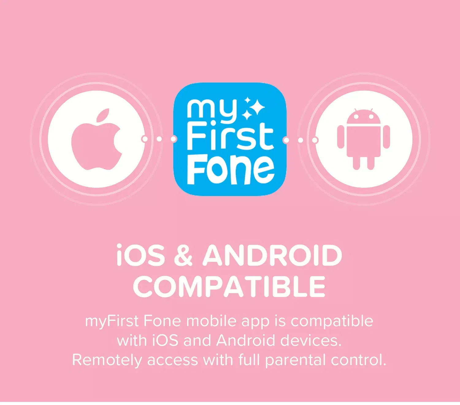 Oaxis MyFirst Fone R1 4G Music Kids Smart Watch Phone with GPS Tracker & Video Call Smart Watch for Kids Compatible with Wireless Headphones