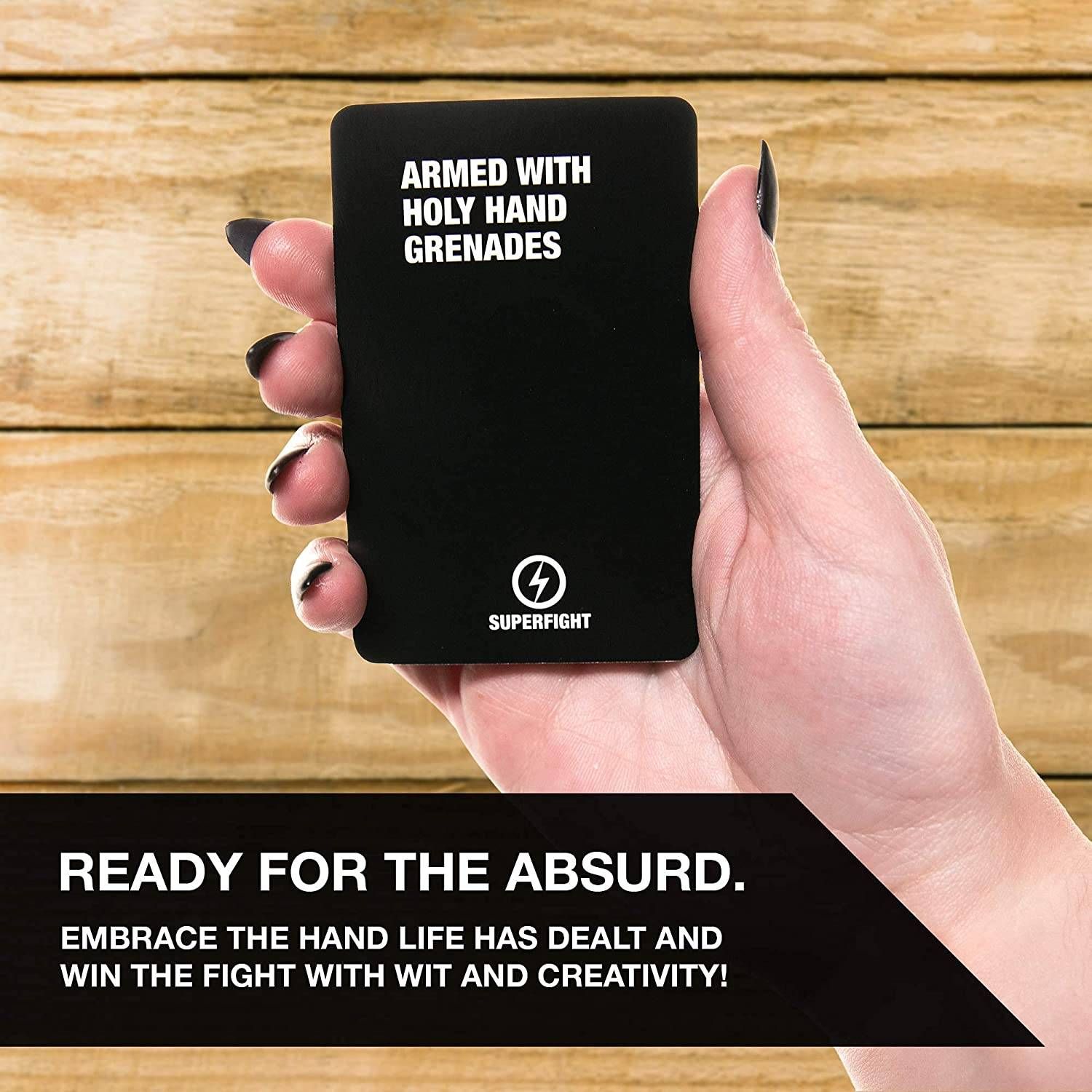 Superfight a Card Game of Absurd Arguments | Fun Family Friendly, Party Game of Super Powers and Super Problems, Enjoyed by Kids, Teens, and Adults, 500-card Deck, 3 or More Players, Ages 8+