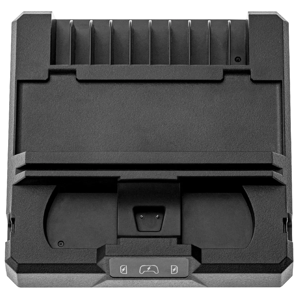 snakebyte DUAL CHARGE BASE S - Nintendo Switch charging station incl. Type-C cable, all-in-one organiser (10 games), charging function for 1 Pro Controller and 2 Joy-Cons, docking station, LED display