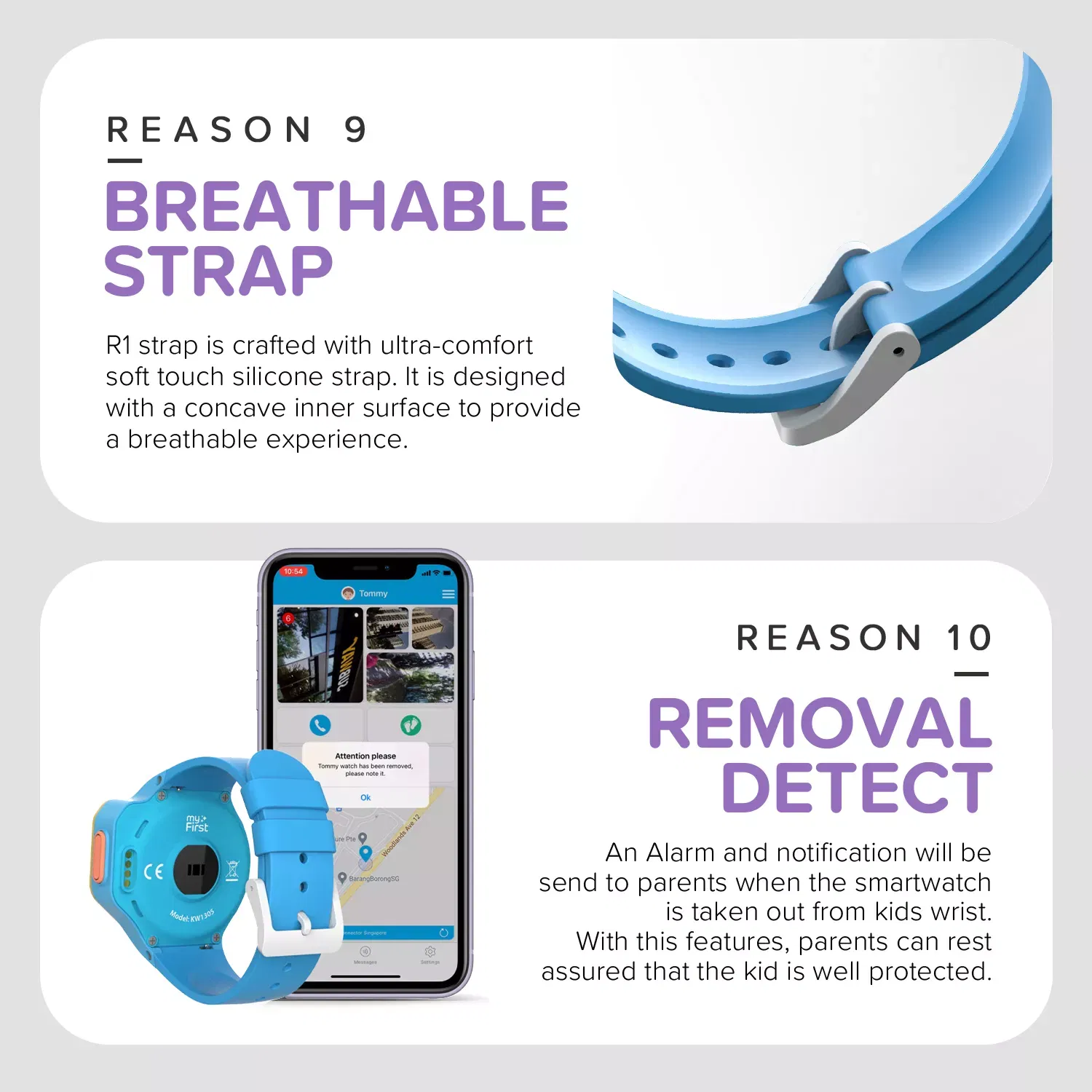 Oaxis MyFirst Fone R1 4G Music Kids Smart Watch Phone with GPS Tracker & Video Call Smart Watch for Kids Compatible with Wireless Headphones