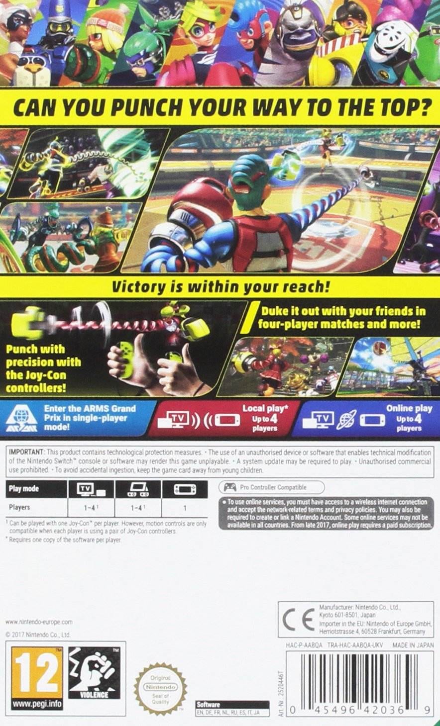 Nintendo Arms (Nintendo Switch) - Switch