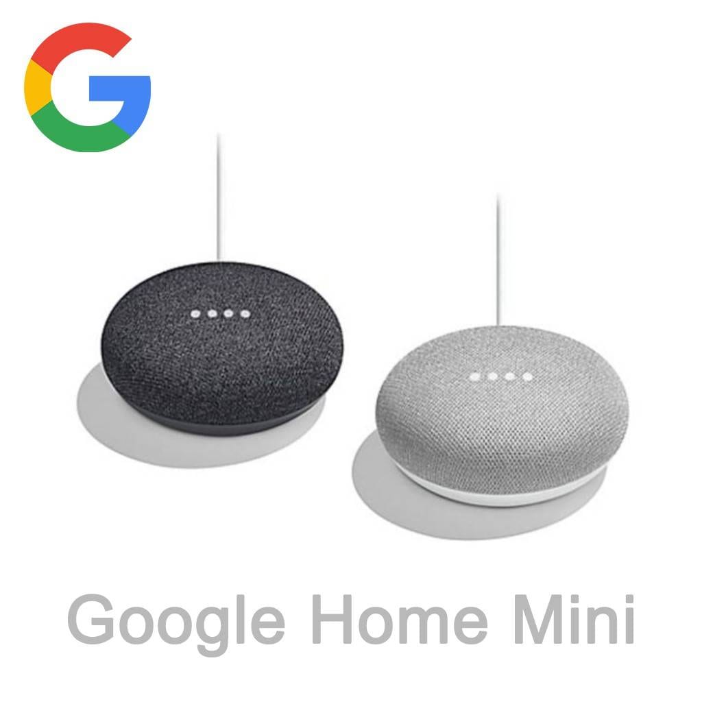 Google Nest Home Mini - 1st Gen - Smart Home Speaker / Google Voice Assistant / Stereo Pairing/ Control Smart Home