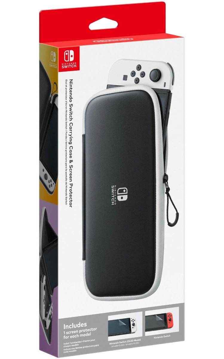 Nintendo Switch OLED Carry Case and Screen Protector