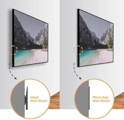 Mount Plus MP-13QL Micro Gap, No Gap TV Wall Mount Bracket Exclusively Version for 75