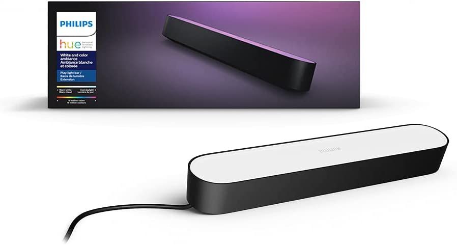 Philips Hue Play White & Color Smart Light Extension, Hub Required/NO Power Supply Included (Smart Lighting Compatibility with Amazon Alexa, Apple Homekit & Google Home)