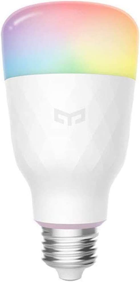 Yeelight Smart LED Bulb 1s Colorful 800 Lumens (Model:YLDP13YL) 8,5W - E27 Lemon Smart Lamp for Mijia Smart Home Automation - Works with Apple HomeKit, Google Home Assistant, Amazon Alexa Echo IFTTT