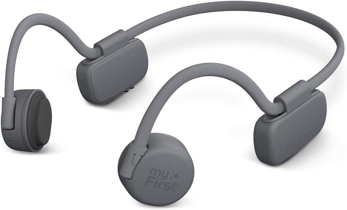 myFirst Bone Conduction Headphone Wireless - Open Ear Design Official Headphones with Bluetooth Wireless IPX6 Flexible Waterproof for Kids/Adults