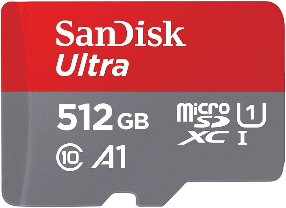 SanDisk 512 GB Ultra microSDHC UHS-I Memory Card