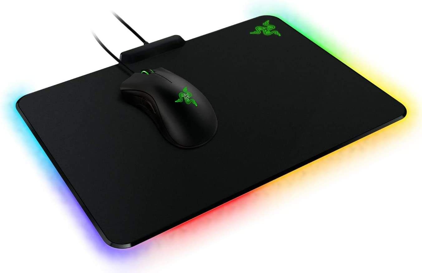 Razer Firefly Chroma Cloth Gaming Mouse Pad: Customizable Chroma RGB Lighting