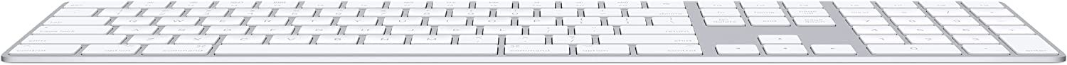 Apple Magic Keyboard with Numeric Keypad (Wireless, Rechargable) - US English - Silver