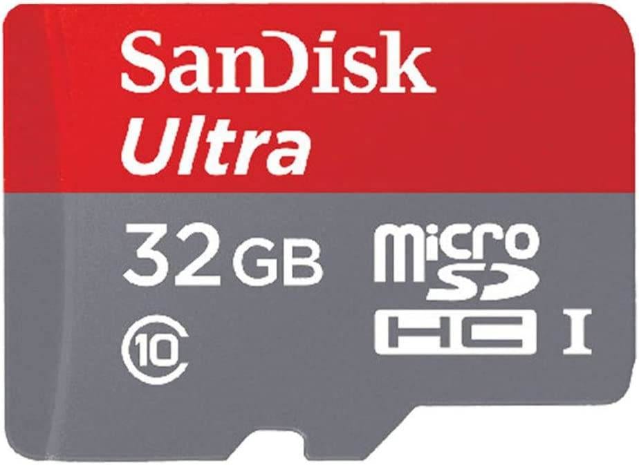 SanDisk Ultra 32GB UHS-I/Class 10 Micro SDHC Memory Card With Adapter - SDSDQUAN-032G-G4A