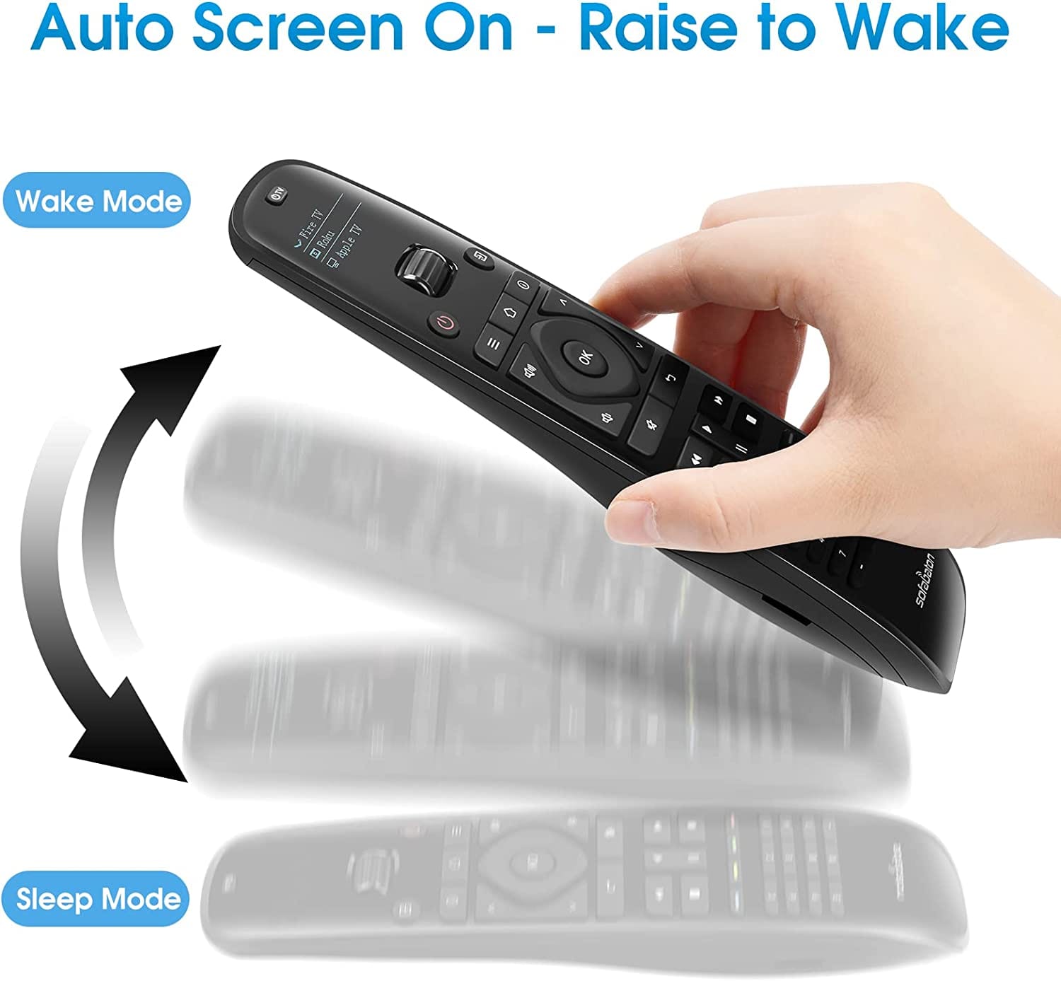 SofaBaton U1 Universal Remote with Smartphone APP, Smart Universal Remote Control for Bluetooth & IR Devices, Compatible with Smart TVs/DVD/STB/Projector All in One