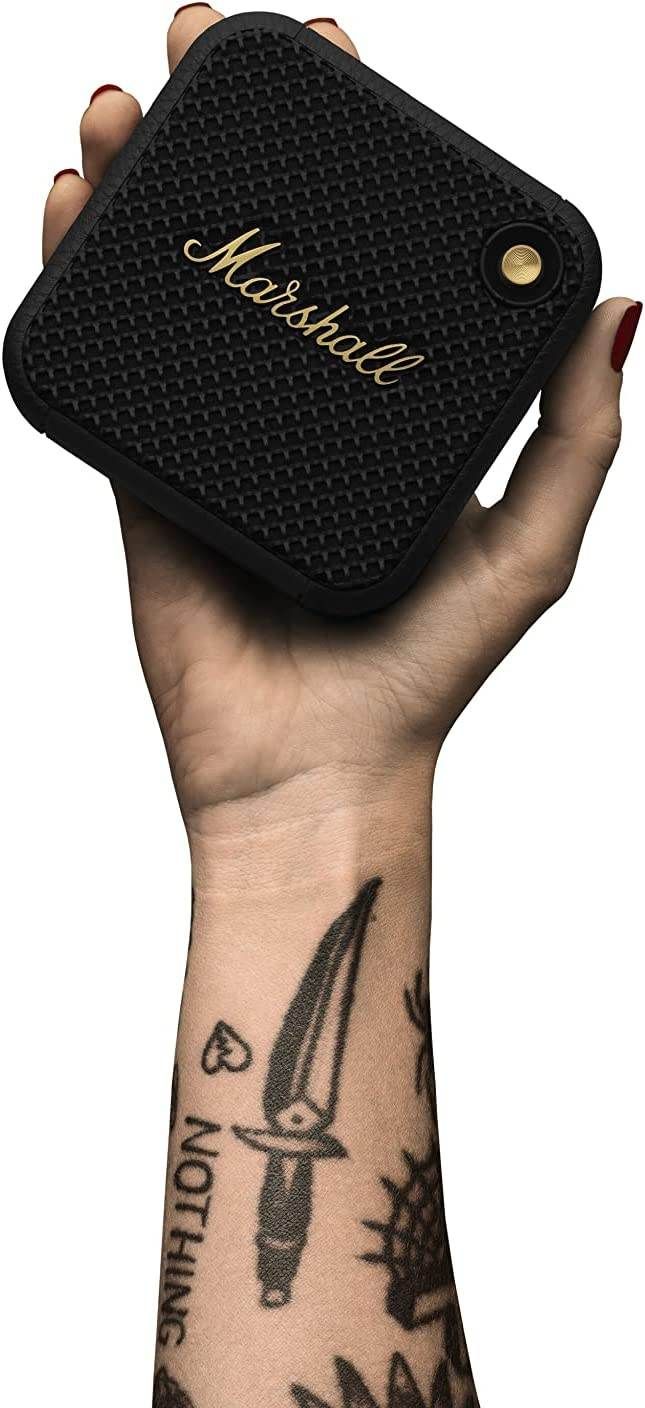 Marshall Willen Portable Bluetooth Speaker - Black & Brass
