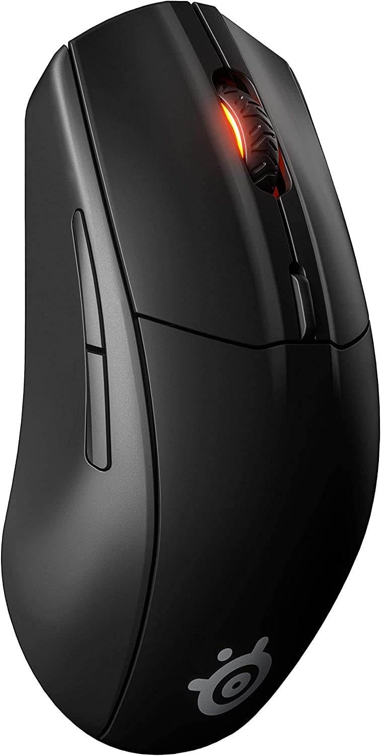 SteelSeries Rival 3 Wireless Gaming Mouse – 400+ Hour Battery Life – Dual Wireless 2.4 GHz and Bluetooth 5.0 – 60 Million Clicks – 18,000 CPI TrueMove Air Optical Sensor