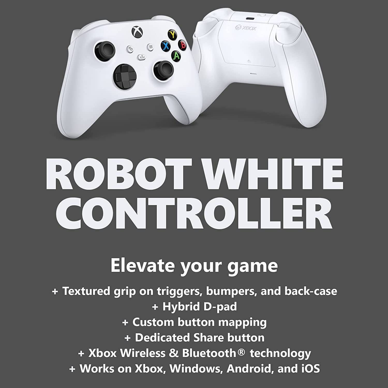 Xbox Core Wireless Controller Robot White