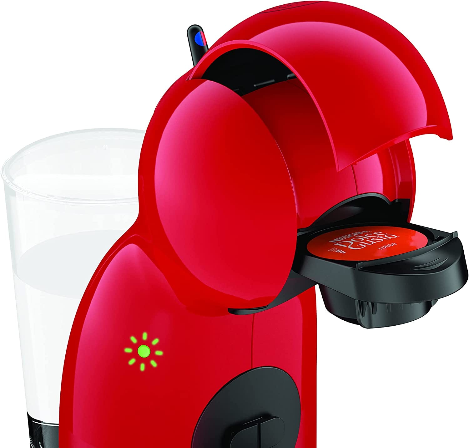 Nescafe Dolce Gusto Piccolo XS Coffee Machine, Dark Red