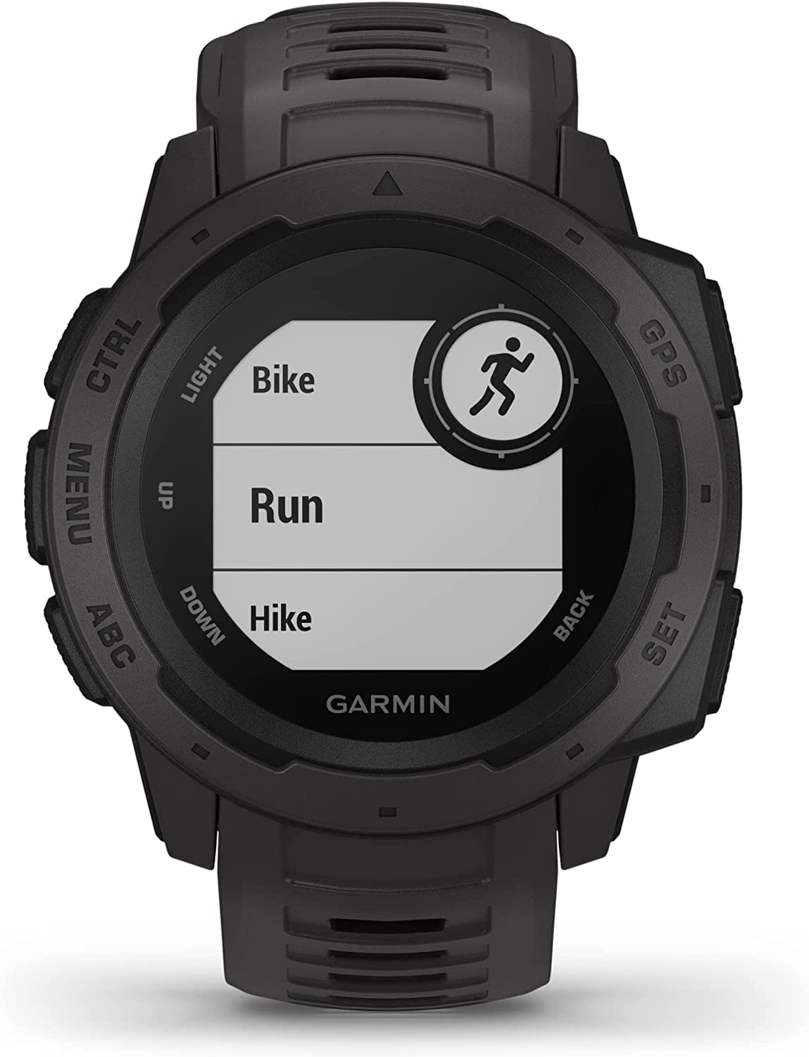 Garmin 010-02064-00 Instinct, Rugged Outdoor Watch with GPS, Features Glonass and Galileo, Heart Rate Monitoring and 3-Axis Compass