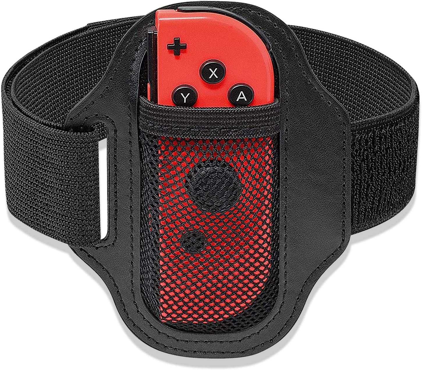 Leg Strap for Nintendo Switch Sports Play Soccer/Switch Ring Fit Adventure, for Joy Cons Switch OLED Model Controller Game Accessories,Adjustable Elastic Strap,Two Size for Adults & Children