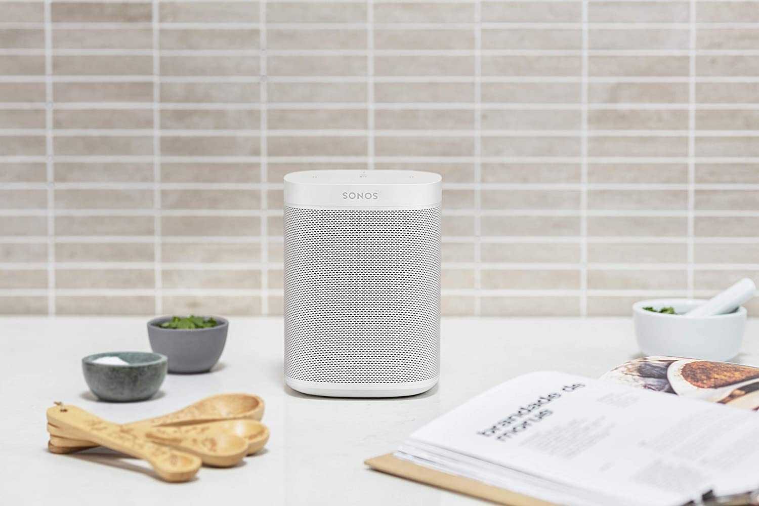 Sonos One (Gen 2) - Voice Controlled Smart Speaker with Amazon Alexa Built-In