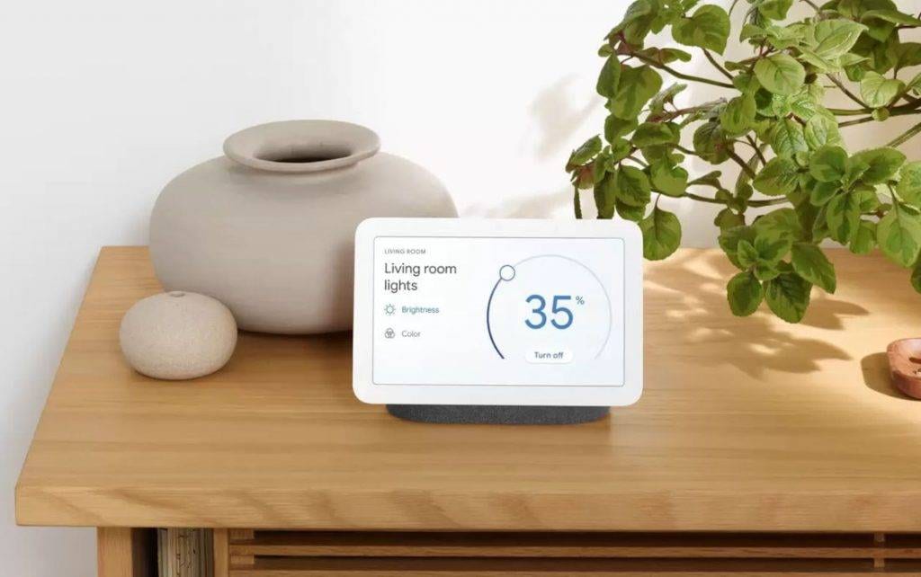 Google Home Nest Hub - 2nd Gen - Smart Home Speaker / Google Voice Assistant / Stereo Pairing/ Control Smart Home