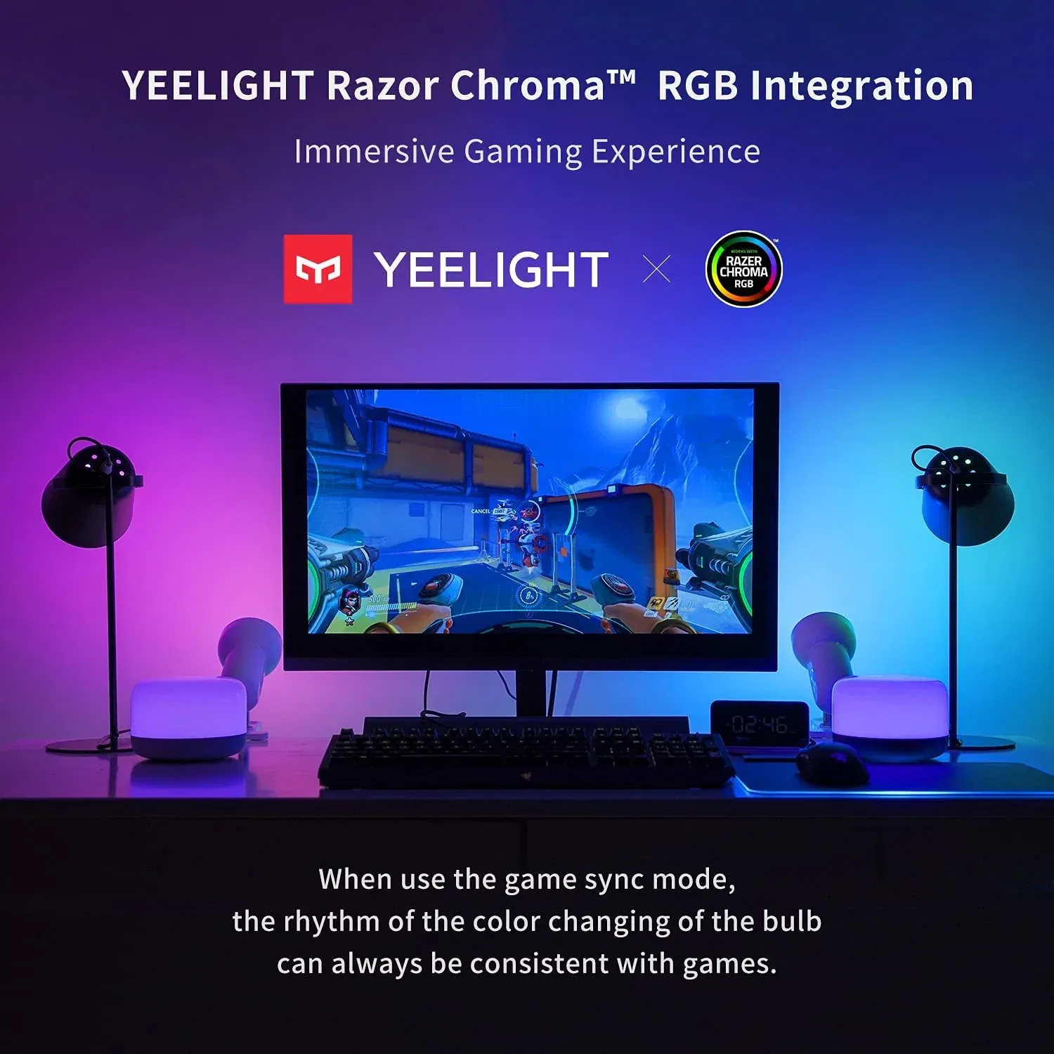 Yeelight RGB LED Lightstrip PRO, Works w/ Homekit, Google Home, Alexa, Xiaomi Mi Home & Razer Chroma - Smart Home
