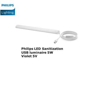 Philips LED Sanitization USB Luminaire 5W Violet 5V - Effective and Safe sanitization for your home