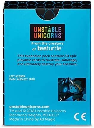 Unstable Unicorns Dragons Expansion Pack - Designed to be Added to Your Card Game
