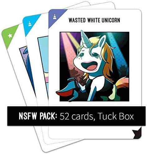 Unstable Unicorns Not Safe for Work (NSFW) Expansion Pack - Designed to be Added to Your Card Game (for Ages 21+)