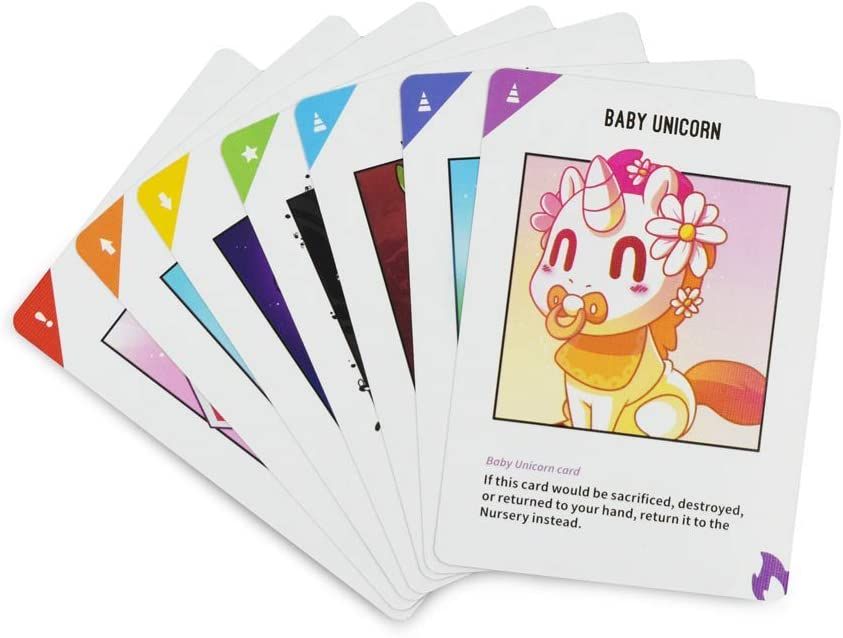 Unstable Unicorns Rainbow Apocalypse Expansion Pack - Designed to be Added to Your Unstable Unicorns Card Game , Black