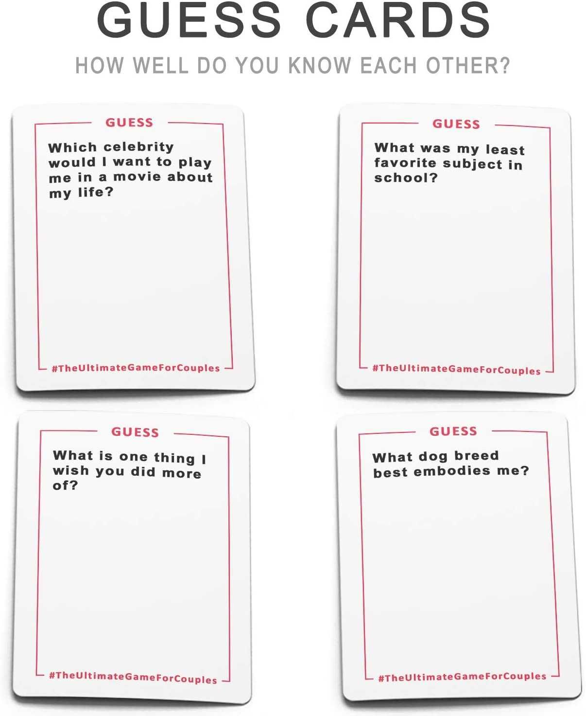 The Ultimate Game for Couples - Great Conversations and Fun Challenges for Date Night - Perfect Romantic Gift for Couples