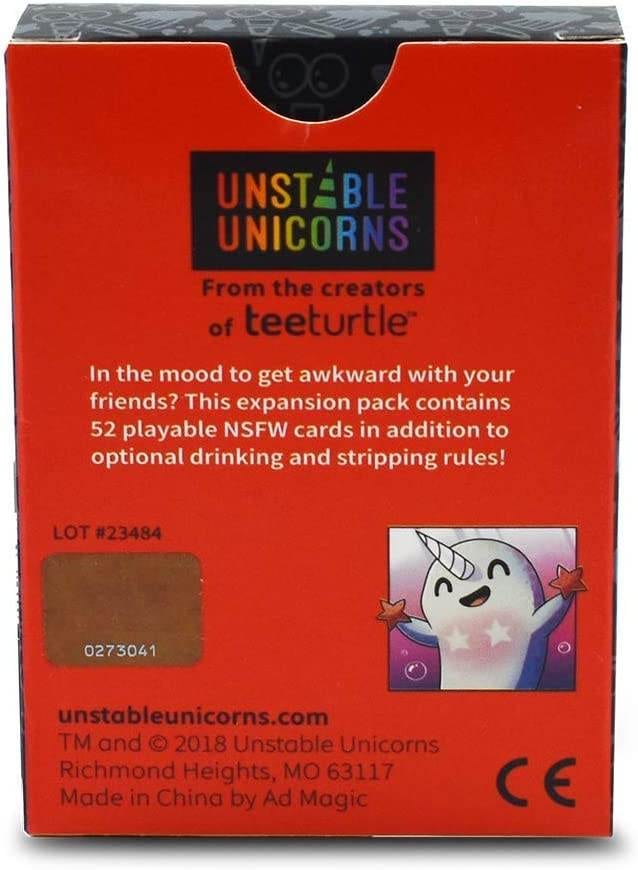 Unstable Unicorns Not Safe for Work (NSFW) Expansion Pack - Designed to be Added to Your Card Game (for Ages 21+)