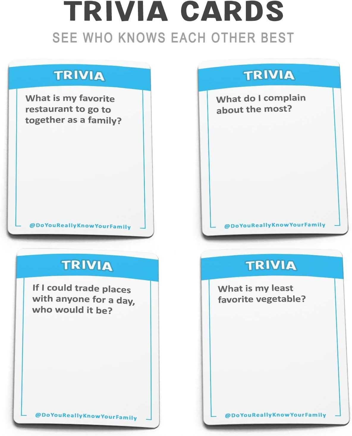 DO YOU REALLY KNOW YOUR FAMILY? A Fun Family Game Filled with Conversation Starters and Challenges - Great for Kids, Teens and Adults